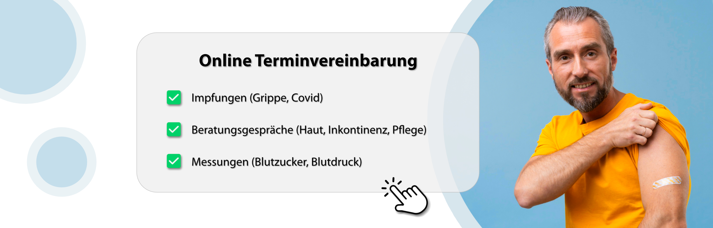 Impfungen und weitere Services / pDL